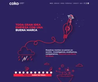 Cokoagencia.com(Creamos marcas con personalidad propia) Screenshot