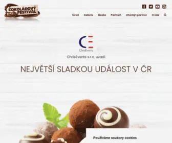 Cokoladovy-Festival.cz(Čokoládový) Screenshot