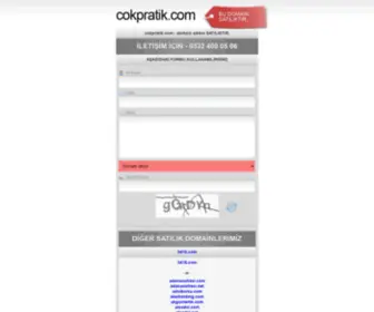 Cokpratik.com(Satılık Alanadları) Screenshot