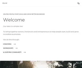 Col-DC.com(Business Coaching and Consulting) Screenshot