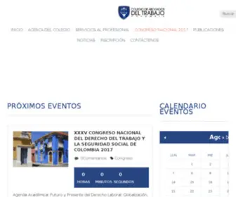 Colabog.org(Colegio de Abogados del Trabajo) Screenshot