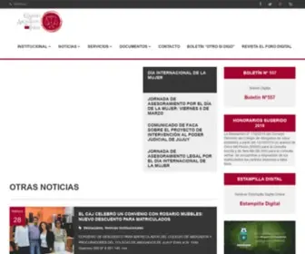 Colabojuj.org.ar(Colegio de Abogados) Screenshot