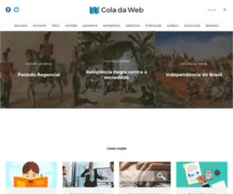 Coladaweb.com(Cola da Web) Screenshot