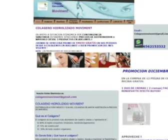 Colagenomoviment.com.mx(COLAGENO HIDROLIZADO MOVIMENT) Screenshot