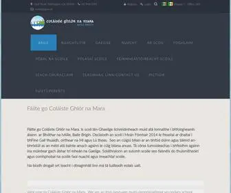 Colaisteghlornamara.ie(Colaiste Ghlor na Mara) Screenshot