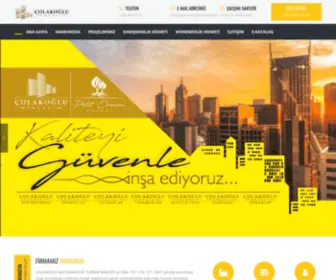 Colakoglu-Insaat.com.tr(ÇOLAKOĞLU) Screenshot