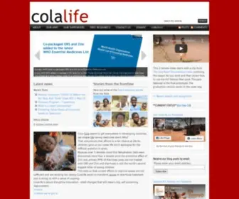 Colalife.org(Making co) Screenshot