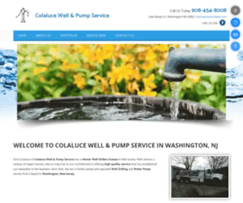 Colalucewell.com(Water Well Drilling) Screenshot