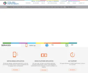 Colaninfotech.net(Custom Software Development Company) Screenshot