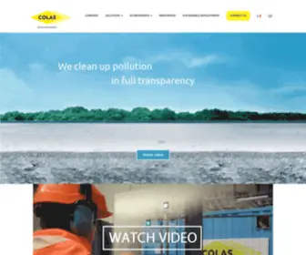 Colas-Environnement.com(Colas Environnement) Screenshot