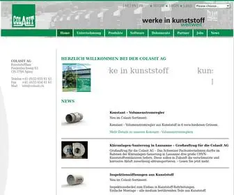 Colasit.com(Colasit AG) Screenshot