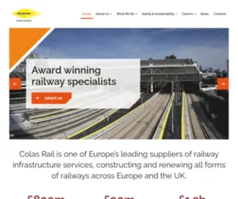Colasrail.co.uk(Colas Rail UK) Screenshot
