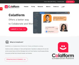 Colatform.com(Collaboration Platform) Screenshot