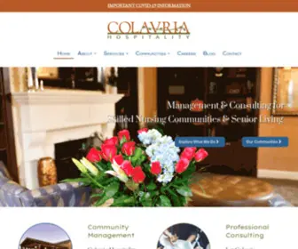 Colavria.com(Colavria Hospitality) Screenshot