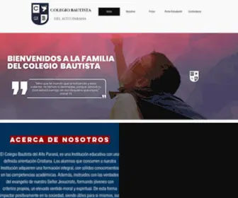 Colbau.org(Colegio Bautista del Alto Paraná) Screenshot