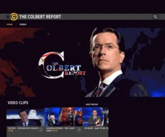 Colbertnation.com(The Colbert Report) Screenshot