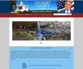 Colbertprobatejudge.org(Colbert County Probate Office) Screenshot