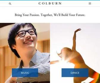 Colburnschool.edu(The Colburn School) Screenshot