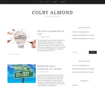 Colbyalmond.com(In a world in which advertising costs are skyrocketing and the public) Screenshot