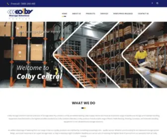 Colbycentral.com.au(Colby Storage Solutions) Screenshot