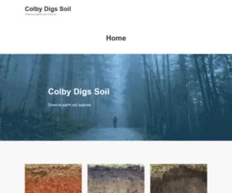 Colbydigssoil.com(Down-to-earth soil science) Screenshot