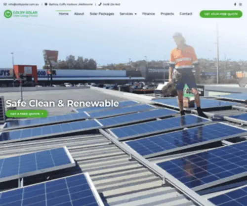 Colbysolar.com.au(Free Quotes) Screenshot