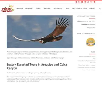 Colcacanyontours-Arequipa.com(Perou Voyage) Screenshot