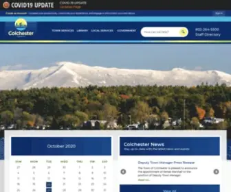 Colchestervt.gov(Colchester, VT) Screenshot