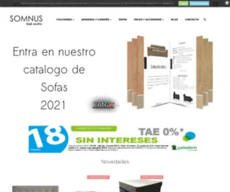 Colchones-Somnus.com(Tienda Online Colchones y Canapés al mejor precio) Screenshot