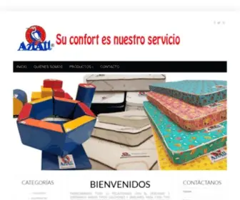 Colchonesaztatl.com(Fabricantes y distribuidores de colchones) Screenshot