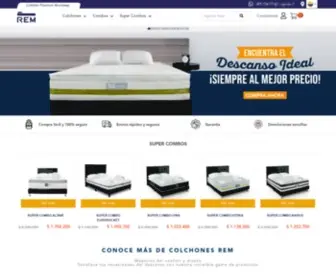 Colchonesrem.com(La nueva manera de comprar colchones por Internet en Colombia) Screenshot