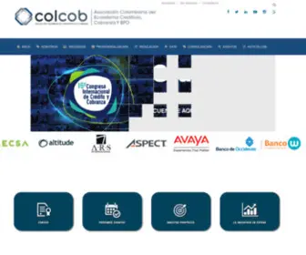 Colcob.com(Colcob Asociación Colombiana de la Industria de la Cobranza) Screenshot