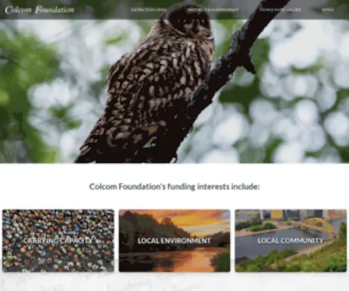 Colcomfdn.org(Colcom Foundation) Screenshot
