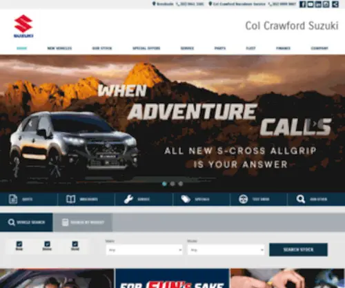 Colcrawfordsuzuki.com.au(Colcrawfordsuzuki) Screenshot