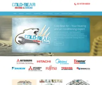 Coldbear.com.au(Cold Bear Air) Screenshot