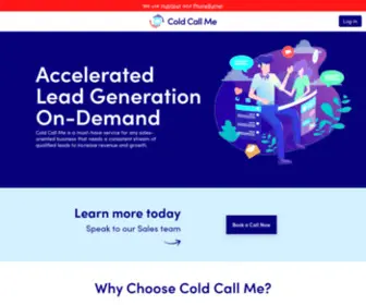 Coldcallme.com(Better Lead Generation for Your Business) Screenshot