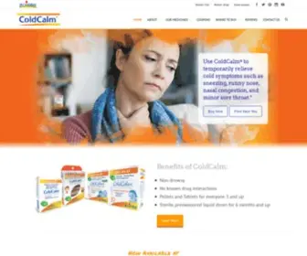 Coldcalm.com(Homeopathic Cold Relief Medicine Homeopathic Cold Relief Medicine) Screenshot