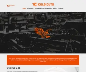 Coldcutsprints.com(Cold Cuts LLC) Screenshot