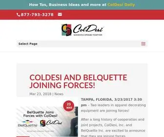 Coldesi.com(ColDesi, Inc) Screenshot