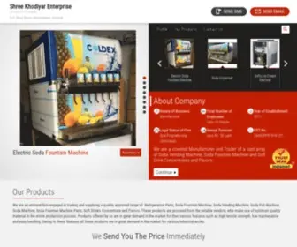 Coldexsodamachine.com(Shree Khodiyar Enterprise) Screenshot