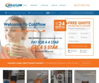 Coldflow.net.au(Air Conditioning Installation) Screenshot