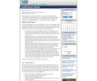 Coldfusionmuse.com(ColdFusion Muse) Screenshot