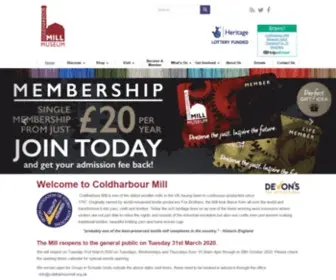 Coldharbourmill.org.uk(Coldharbour Mill Museum) Screenshot