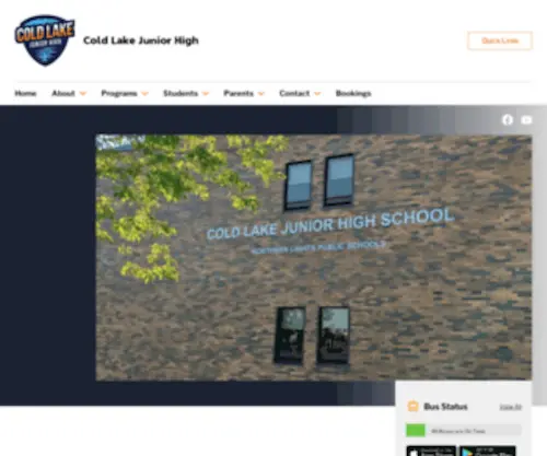 Coldlakemiddleschool.ca(Cold Lake Junior High) Screenshot