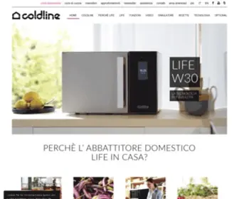 Coldlineliving.it(L'abbattitore domestico Life a casa tua) Screenshot
