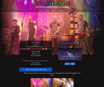 Coldplace.co.uk(Coldplay Tribute Band) Screenshot