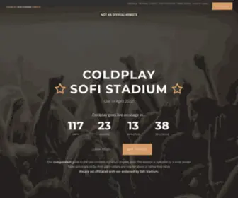 Coldplaysofistadium.com(coldplaysofistadium) Screenshot