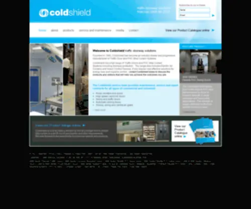 Coldshield.com.au(Air Curtains) Screenshot