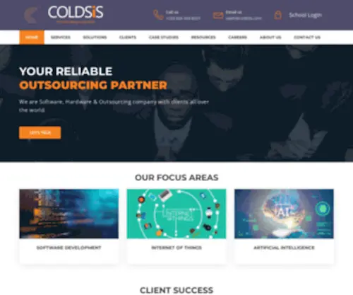 Coldsis.com(Web & Mobile Application Developers) Screenshot