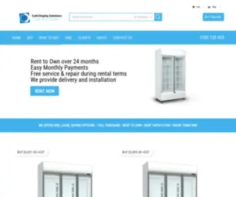 Coldsolutions.com.au(Cold Display Solutions) Screenshot